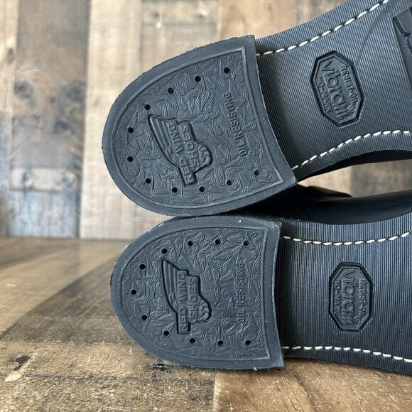 Red Wing X Indian Motorcycle 4312 Black Soft Toe Engineer Boots Mens 11 D - Picture 5 of 12